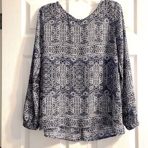 Copper Key Blouse Size M